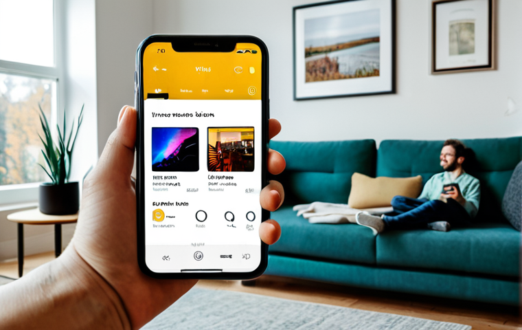Predictive Music App**
"A user interface on a modern smartphone showing a music streaming app predicting the user's next song choice. The app displays suggested songs with relevant album art. In the background, a cozy living room setting with a person relaxing on a sofa, fully clothed, listening to music. Emphasis on clean, professional design, user-friendly interface, and vibrant colors. Safe for work, appropriate content, professional design, perfect anatomy, natural proportions, modest clothing."
**