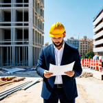 Home 18 맥락 인식 UX와 접근성의 중요성 - **
A professional architect, fully clothed in appropriate work attire (e.g., stylish blazer, trouse...